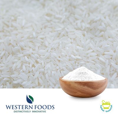 Medium Grain White Fine Rice Flour (80211) by Western Foods