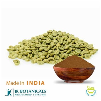 Coffea Robusta (Green Coffee) Dry Extract 50% Chlorogenic Acid By HPLC by JK Botanicals