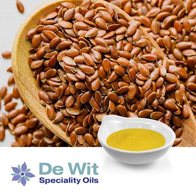 Cold Pressed Virgin Linseed (Flax) Oil EP by De Wit Speciality Oils
