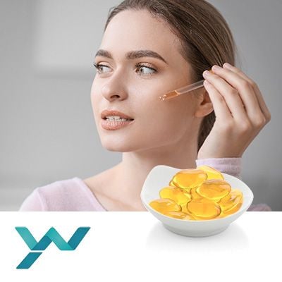 Flaxseed Oil Softgel 1000mg by Shandong Yuwang Pharma.
