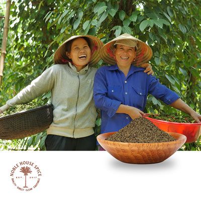 Black Pepper Coarse Grind (12-16 mesh) by Noble House Spice