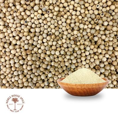 White Pepper, fine grind (24 mesh) by Noble House Spice