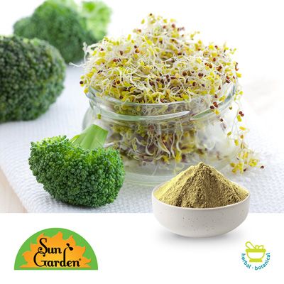 Organic Broccoli Sprout Powder - Brassipeak Original by SunGarden