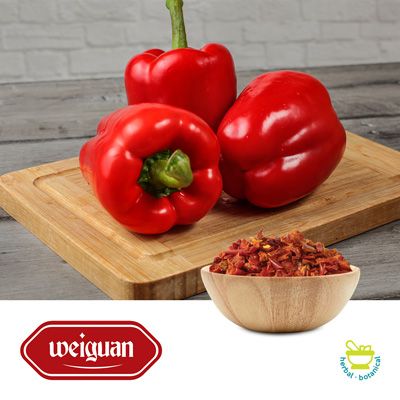Red Bell Pepper Flakes 3/8" by Weiguan