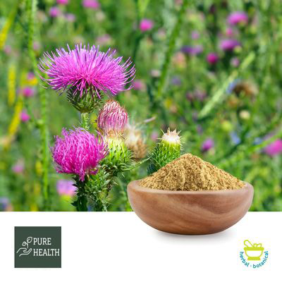 Milk Thistle Extract 80%(UV) Silymarin (cGMP certified) by PUREHEALTH