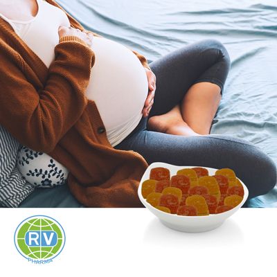 Prenatal Lemon & Raspberry Lemonade Flavor Gummy by RV Pharma