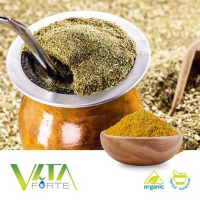 Yerba Mate Green Organic Powder 100% by Vita Forte, Inc
