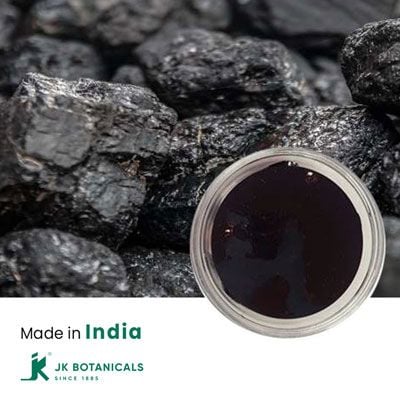 Shudh Shilajit Resin Extract 40% Fulvic acid By Gravimetry by JK Botanicals