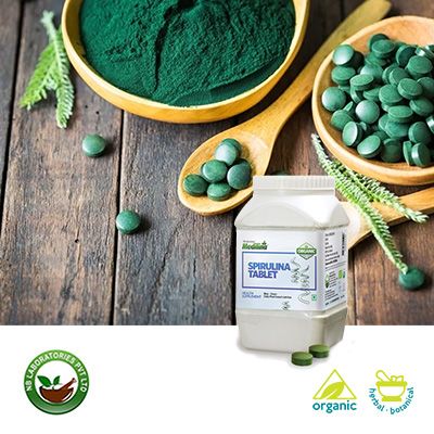 Organic Spirulina Tablets- 250 mg by NB Laboratories