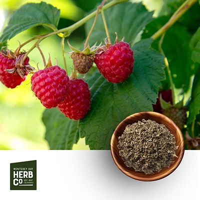 Wild-Crafted Raspberry Leaf (Cut&Sifted) by Monterey Bay Herb